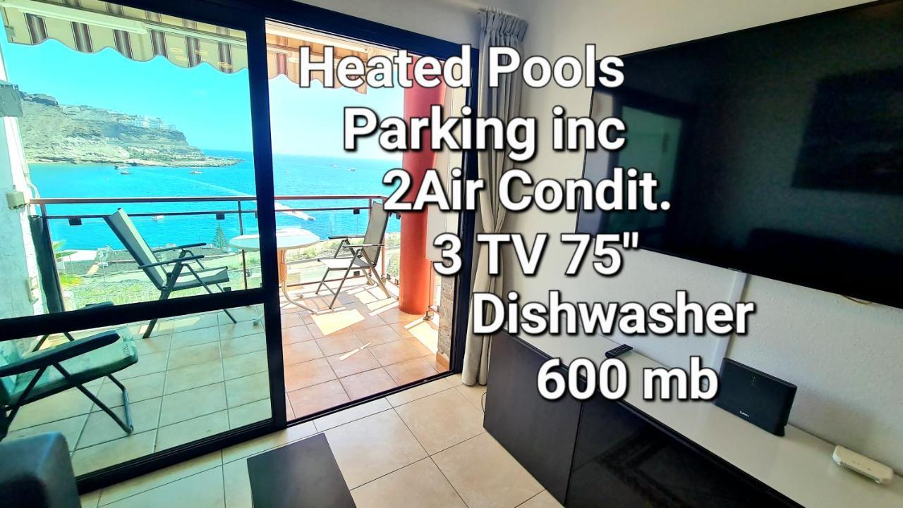 Deluxe 3 Rooms74M2,2Air Condit 2Tv Seaview On Amadores,2 Heatpools, Parking, 600 Mb,Dishwasher,2Lift,,3 Beaches Playa Del Cura  Exterior foto